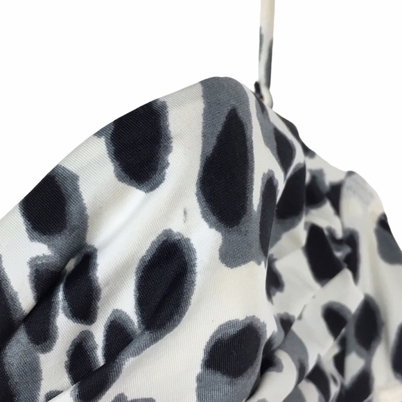 VICTORIA’S SECRET Bikini Top Halter Tie Neck Animal Print Leopard Cheetah 32B - Picture 7 of 15